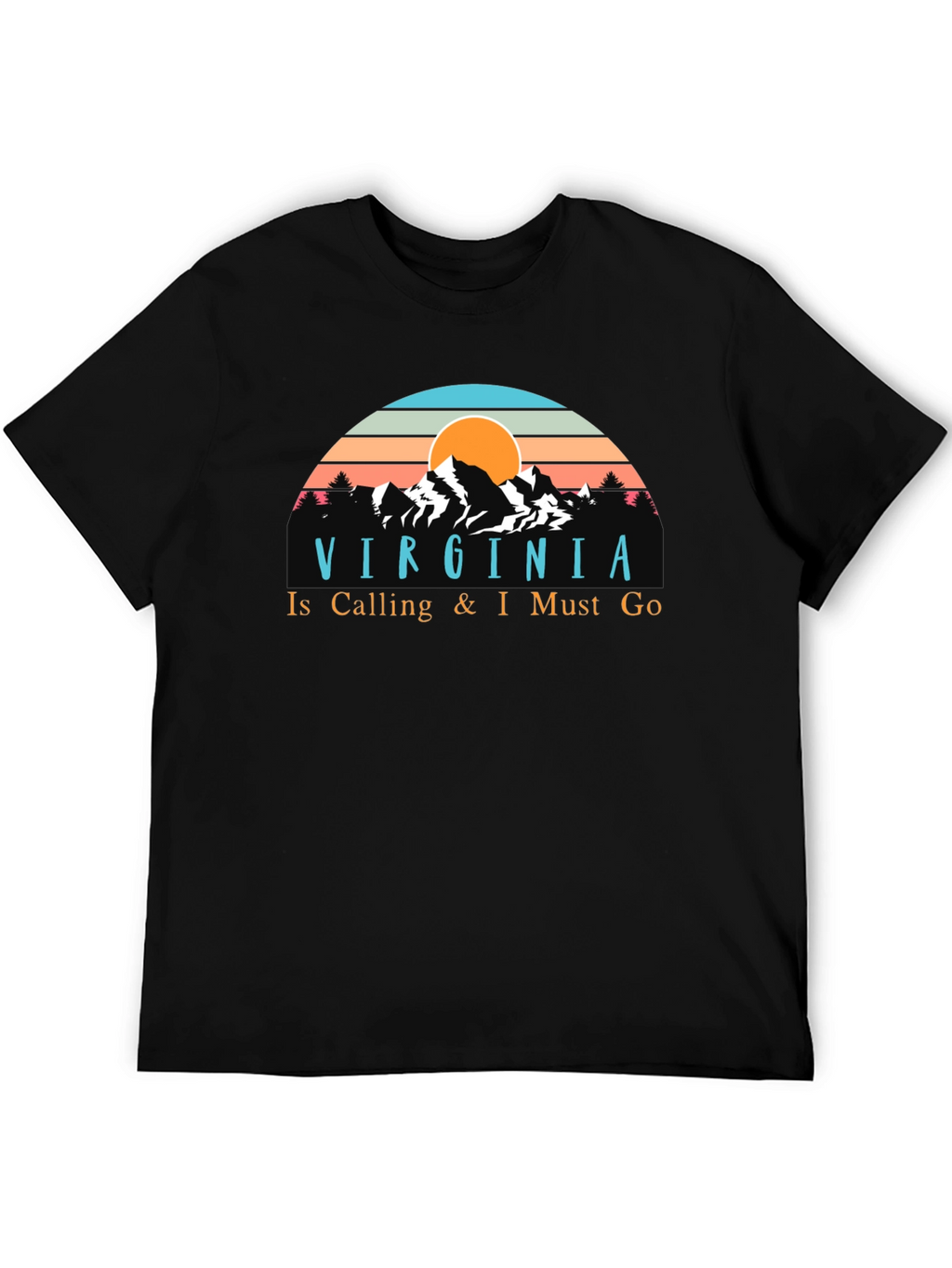 Virginia Is Calling Retro Graphic T-Shirt