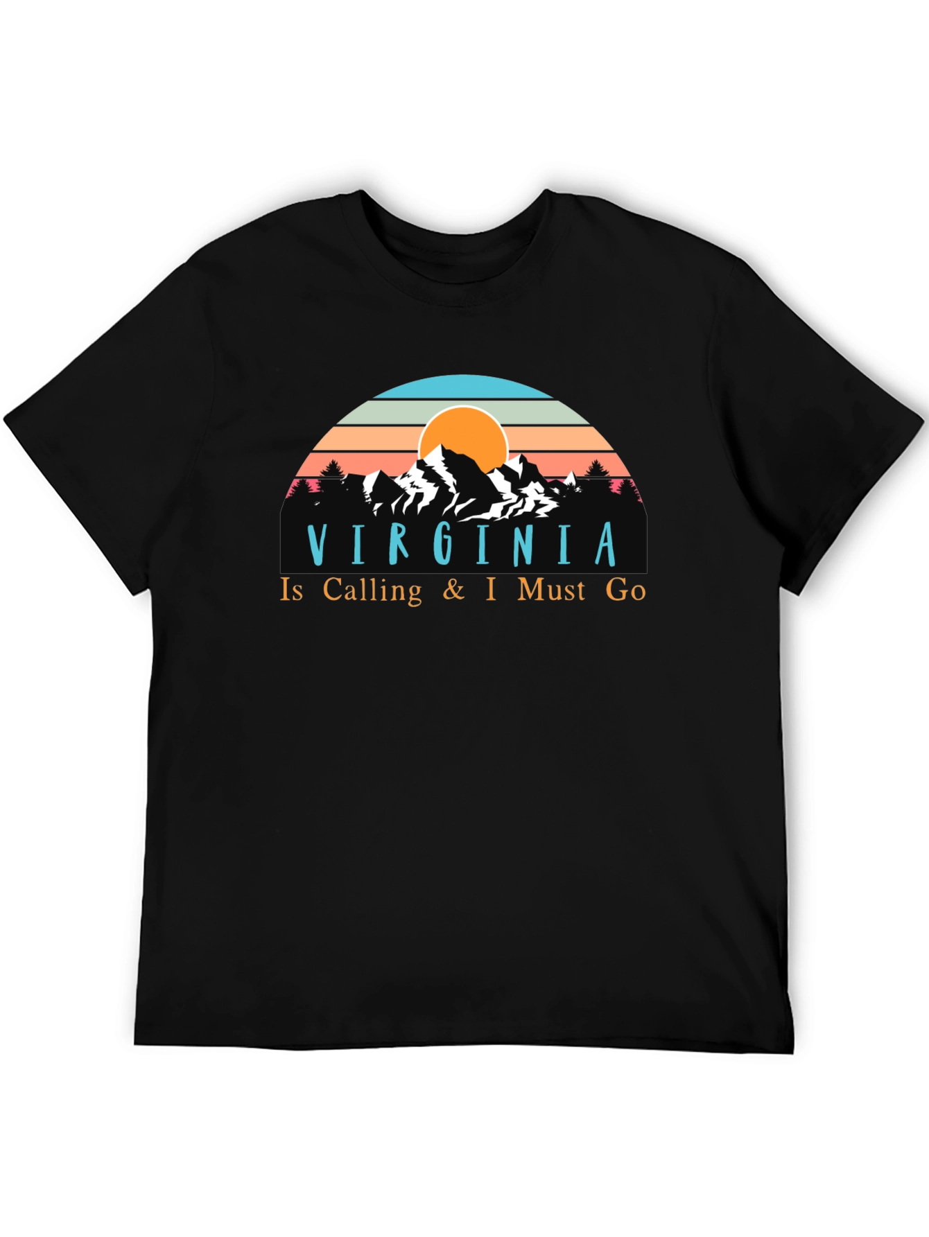 Virginia Is Calling Retro Graphic T-Shirt