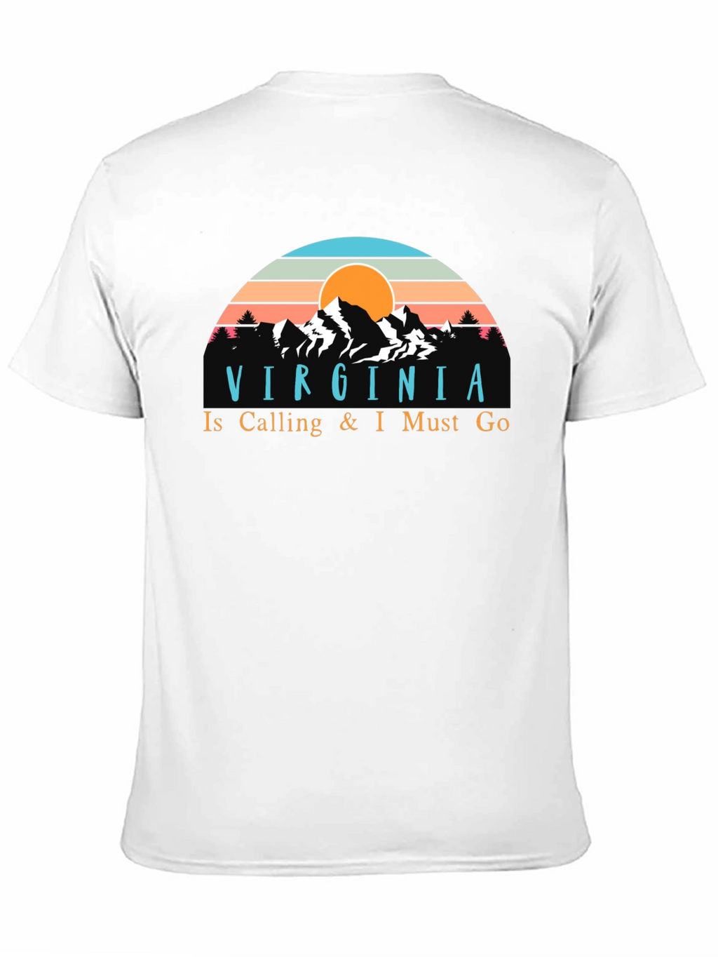 Virginia Is Calling Retro Graphic T-Shirt