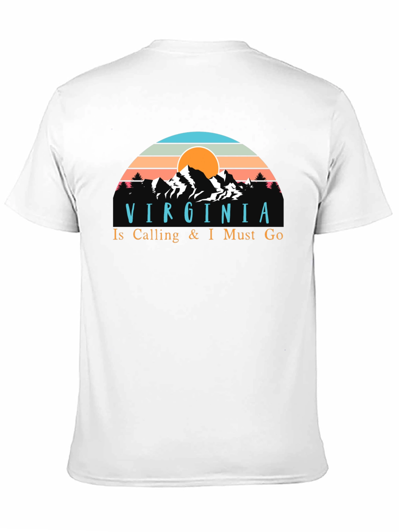 Virginia Is Calling Retro Graphic T-Shirt