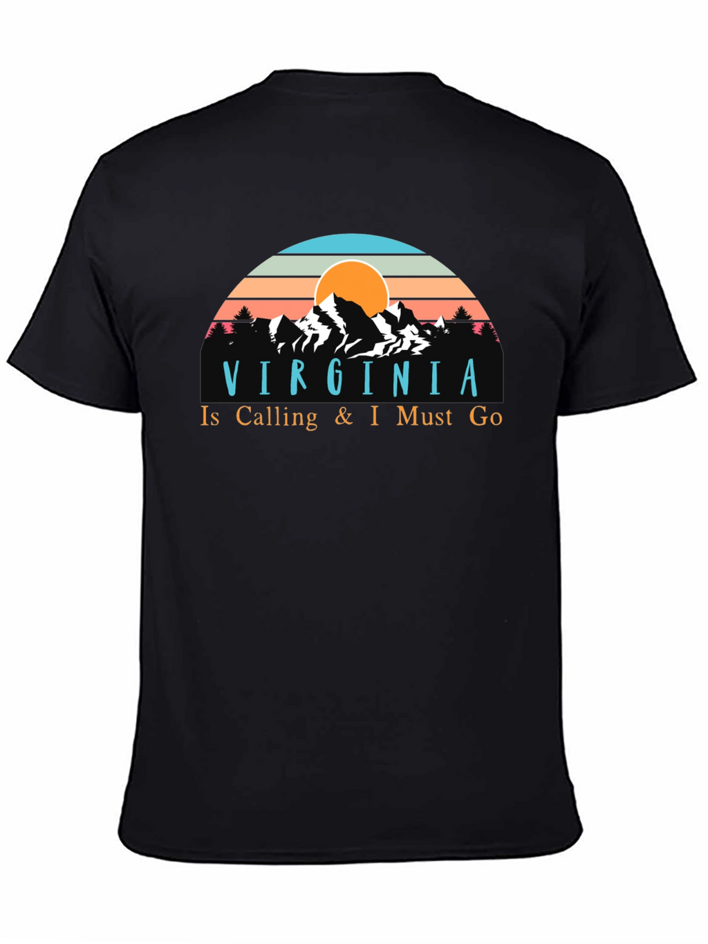 Virginia Is Calling Retro Graphic T-Shirt