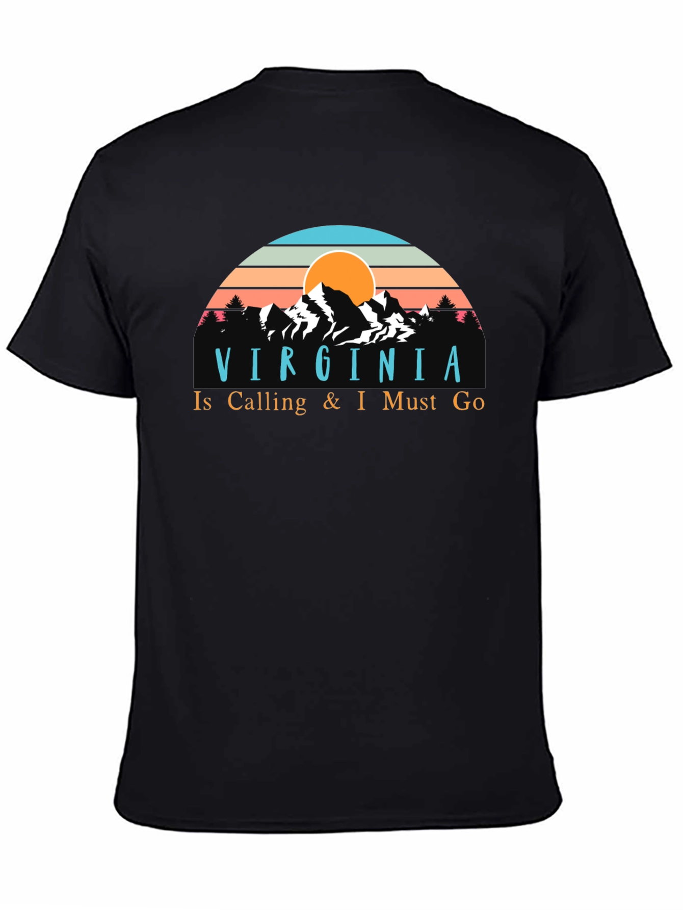 Virginia Is Calling Retro Graphic T-Shirt
