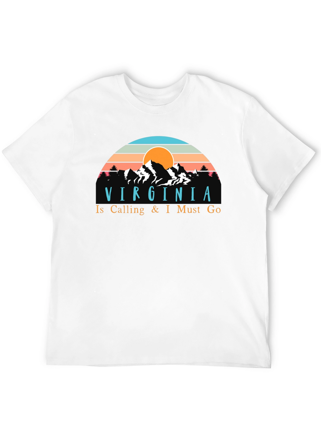 Virginia Is Calling Retro Graphic T-Shirt