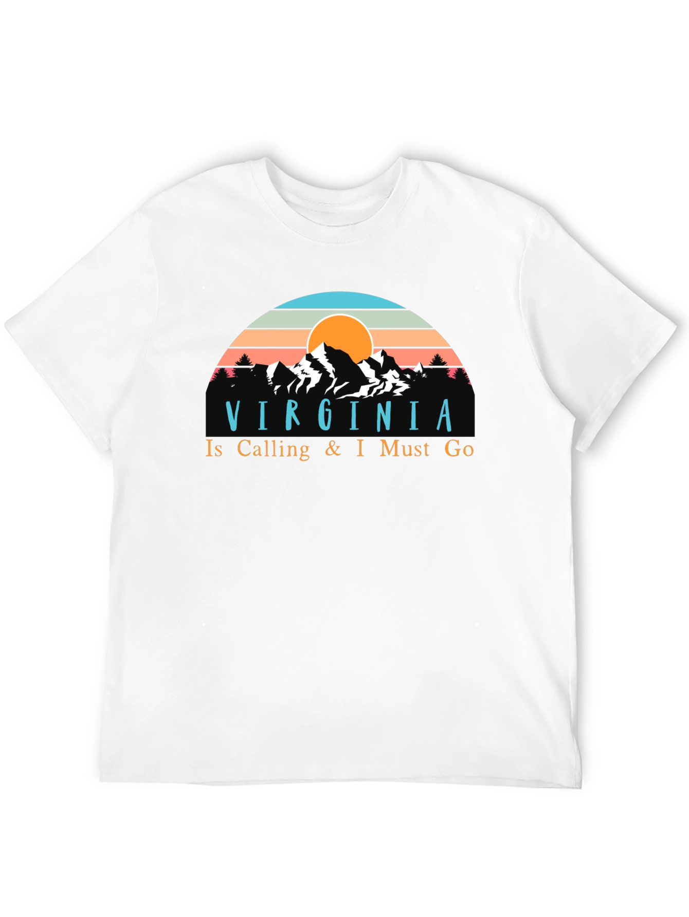 Virginia Is Calling Retro Graphic T-Shirt