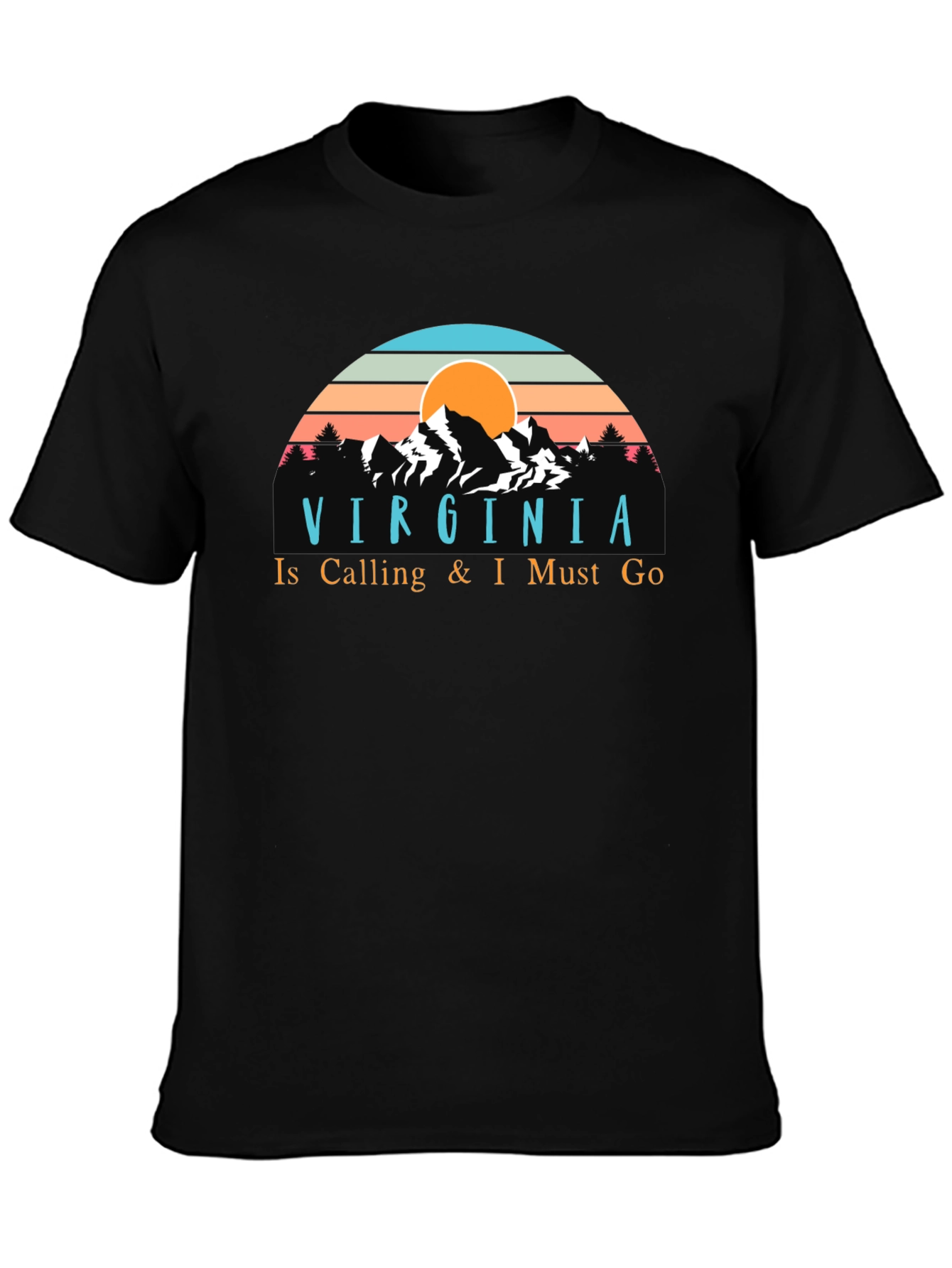 Virginia Is Calling Retro Graphic T-Shirt