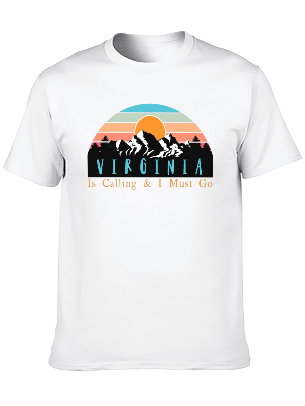 Virginia Is Calling Retro Graphic T-Shirt