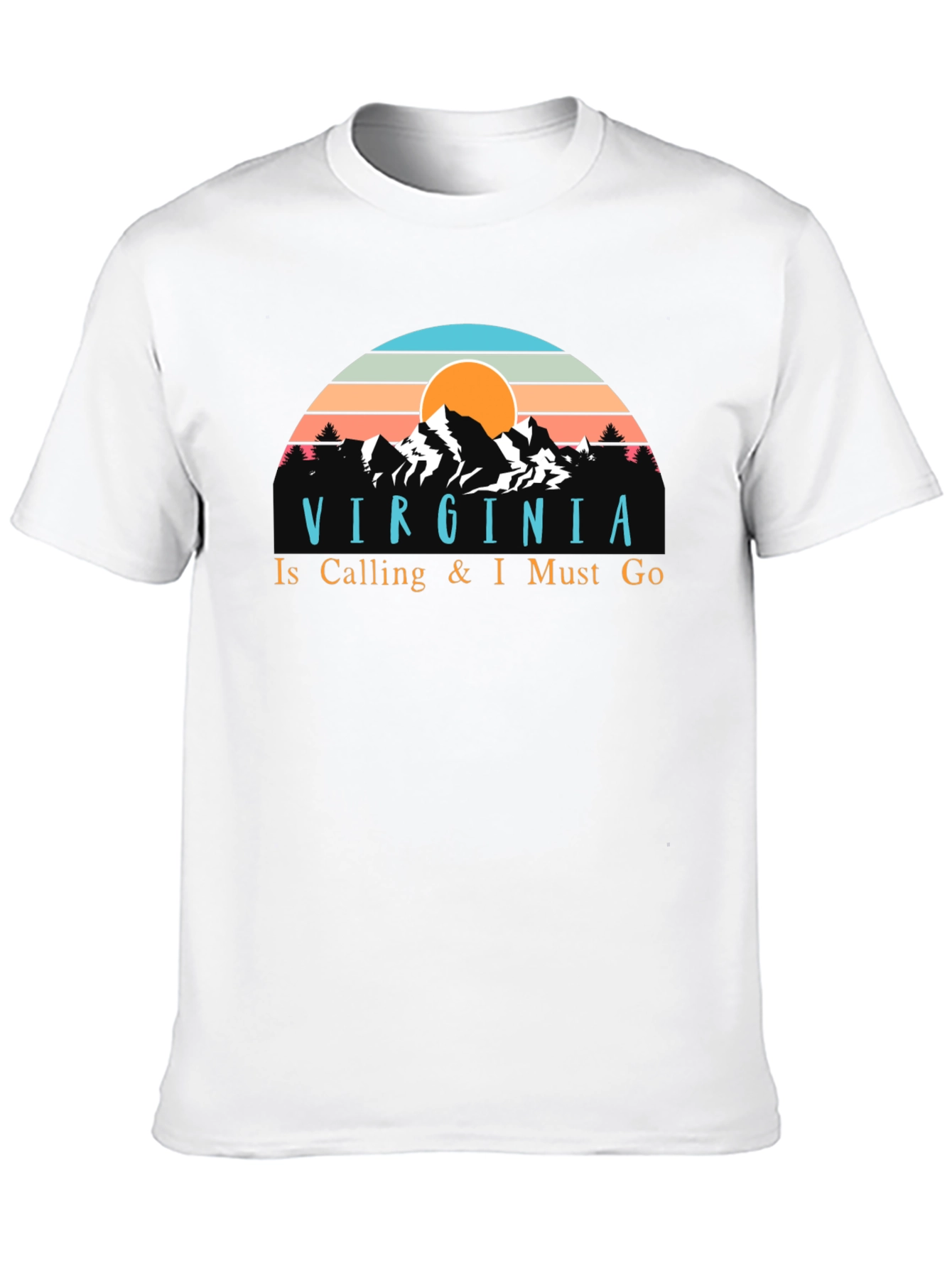Virginia Is Calling Retro Graphic T-Shirt