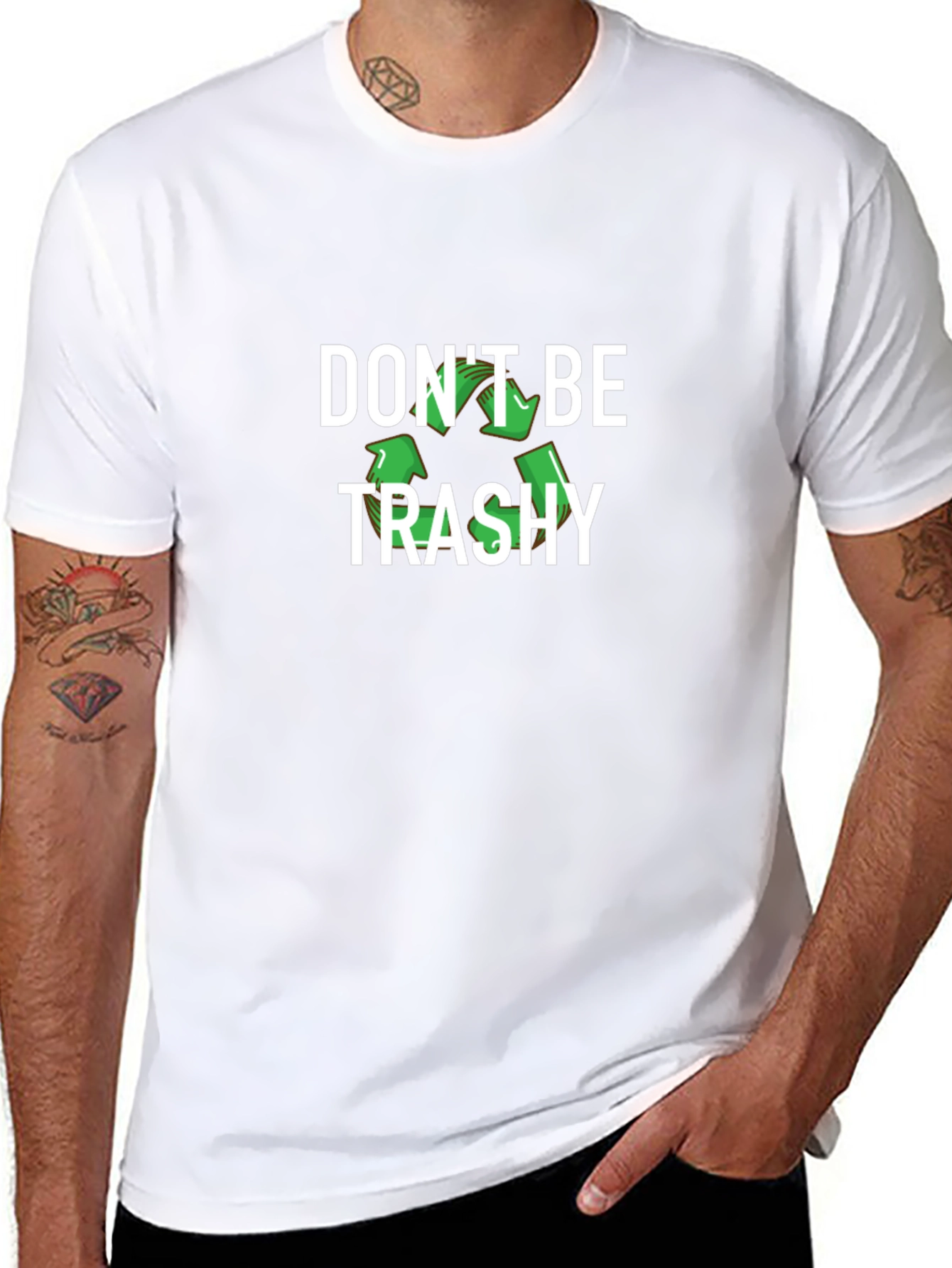 Dont Be Trashy Recycle Graphic T-Shirt