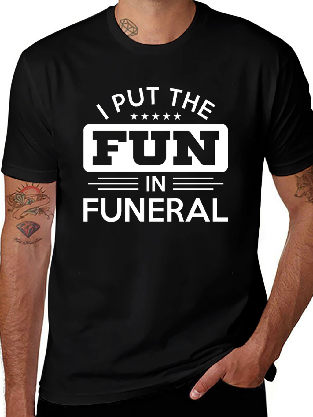 I Put the Fun in Funeral Graphic Tee