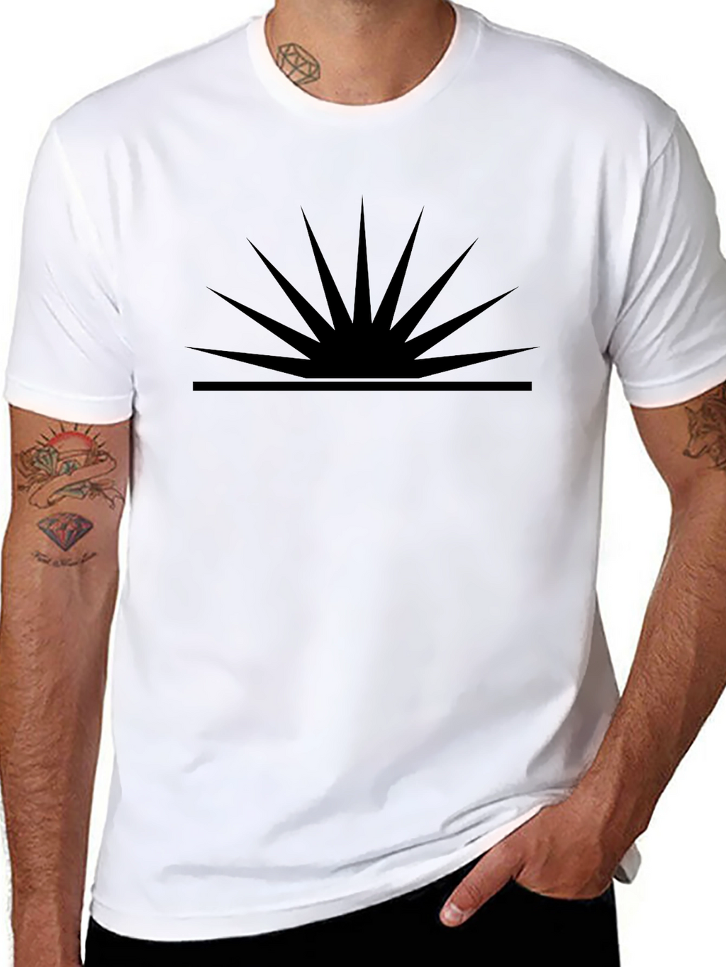 Graphic Tee: Sunrise Silhouette T-Shirt