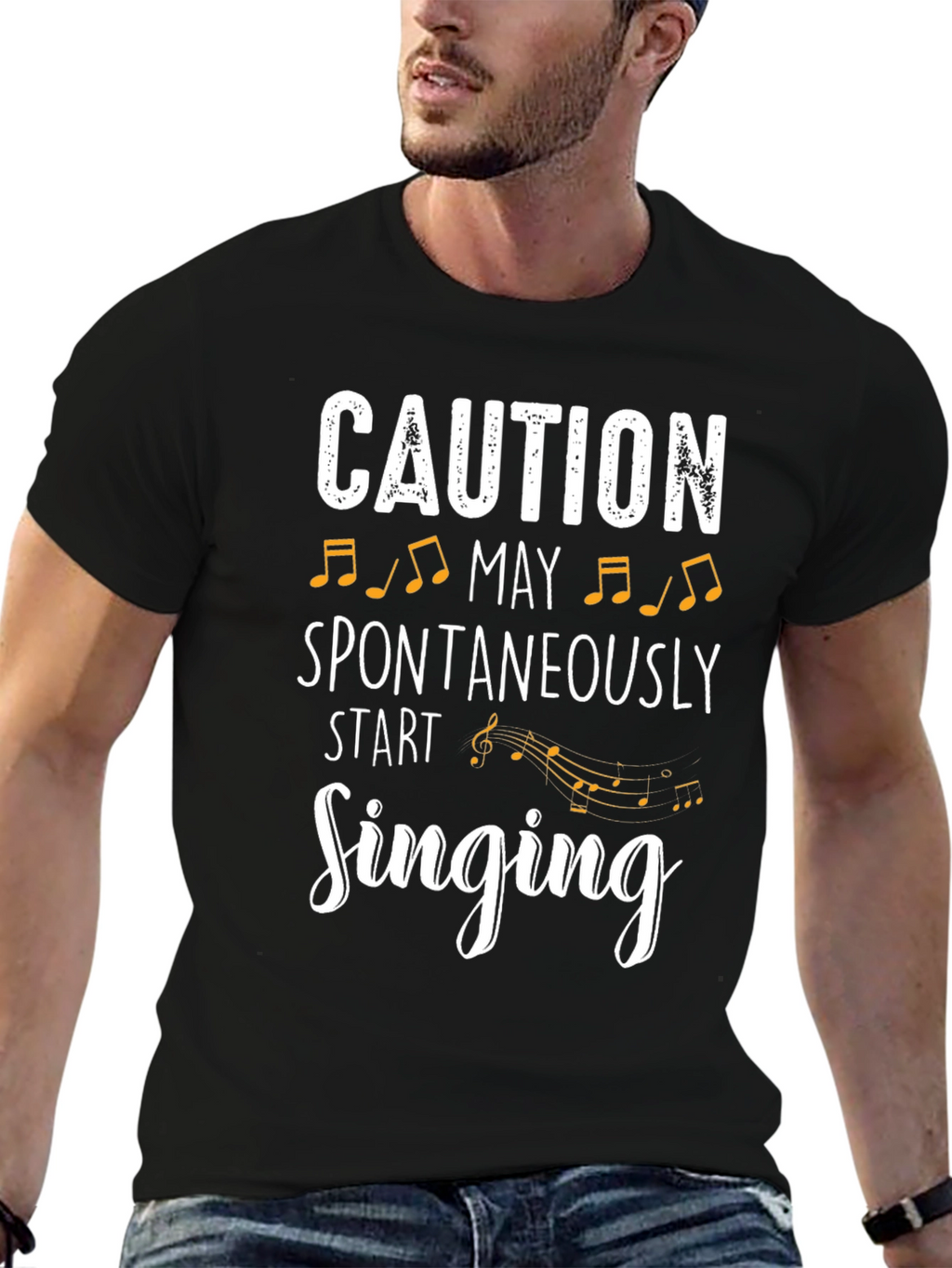Caution May Spontaneously Start Singing T-Shirt