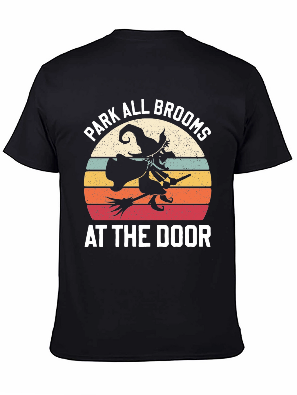 Park All Brooms At The Door Halloween Tee