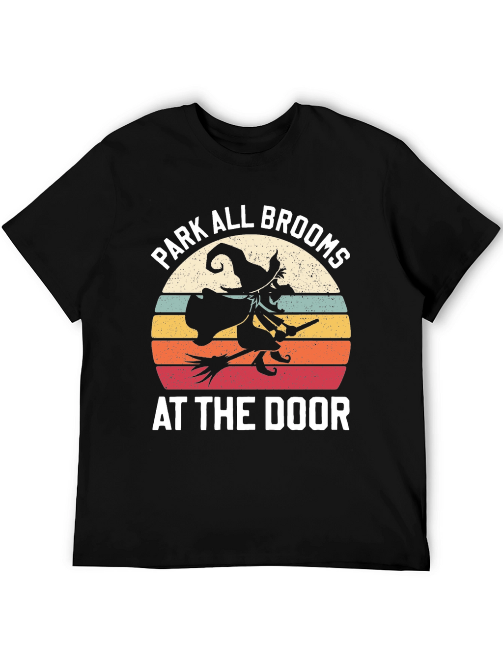 Park All Brooms At The Door Halloween Tee
