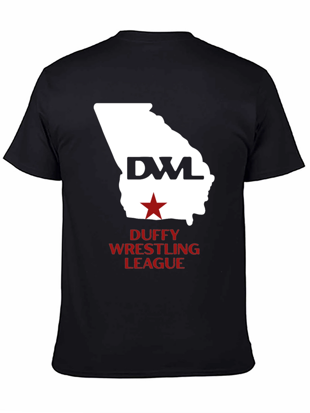 Duffy Wrestling League T-Shirt - Georgia State Design
