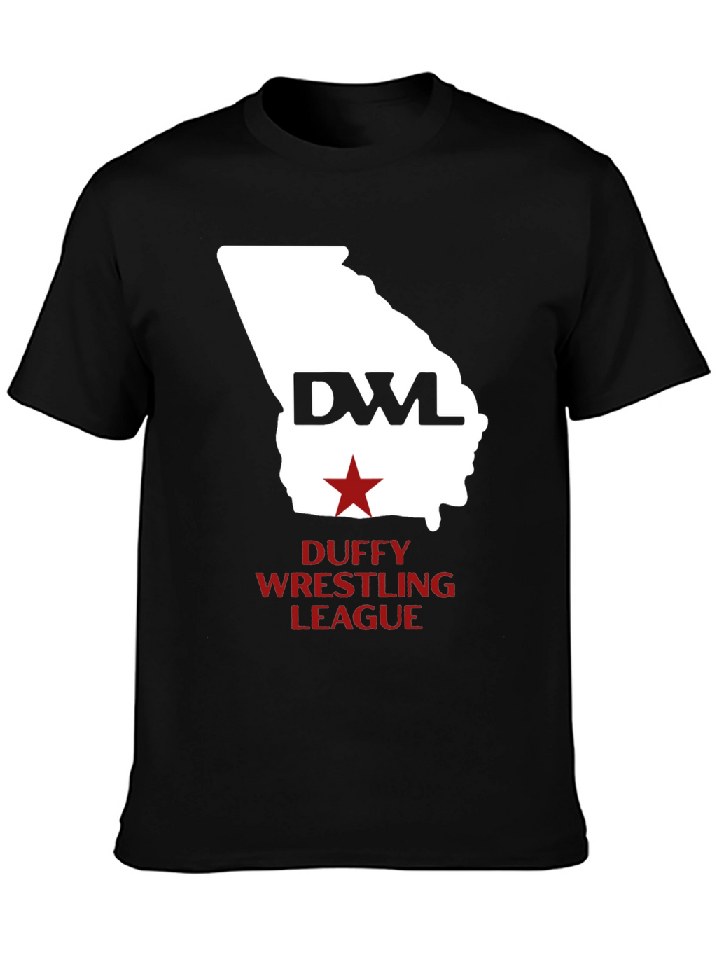 Duffy Wrestling League T-Shirt - Georgia State Design