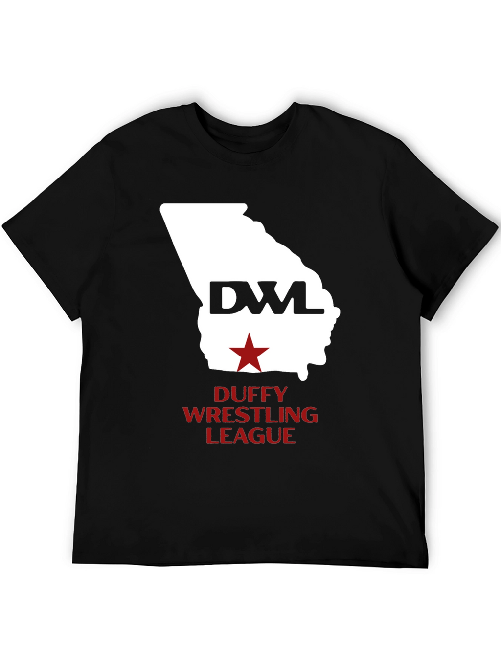Duffy Wrestling League T-Shirt - Georgia State Design