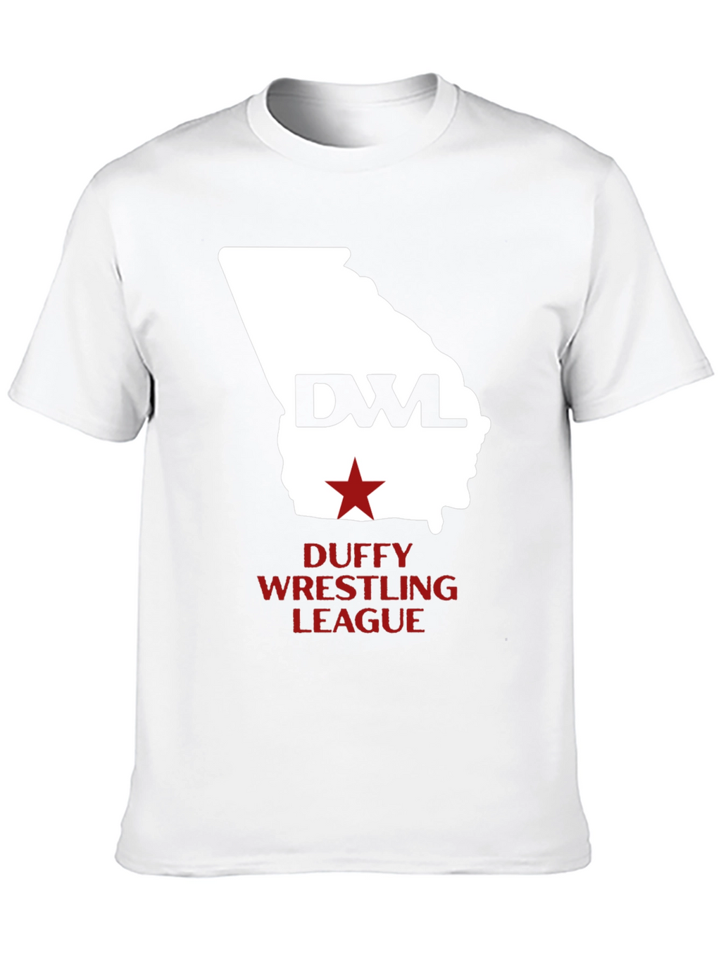 Duffy Wrestling League T-Shirt - Georgia State Design
