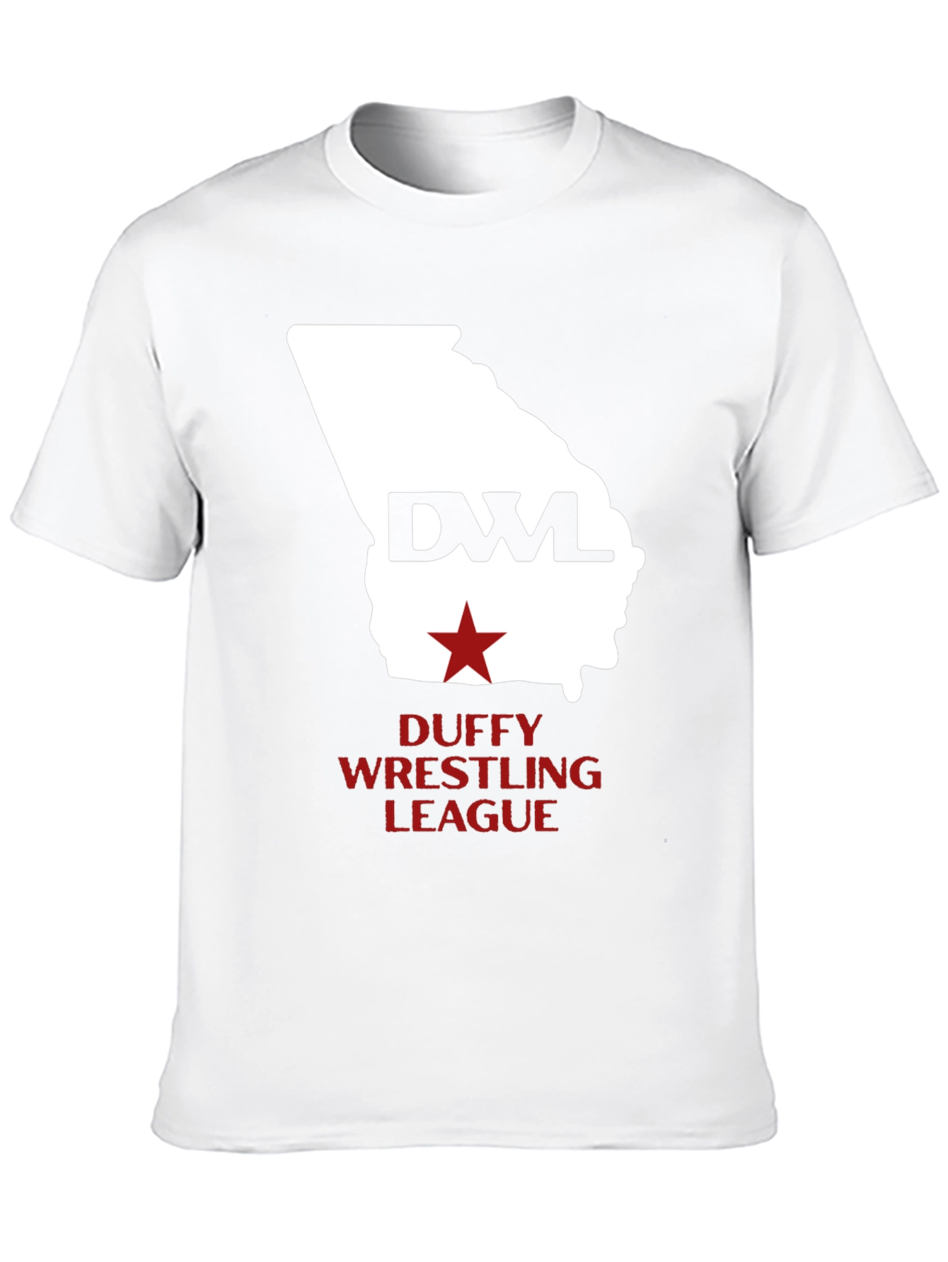 Duffy Wrestling League T-Shirt - Georgia State Design