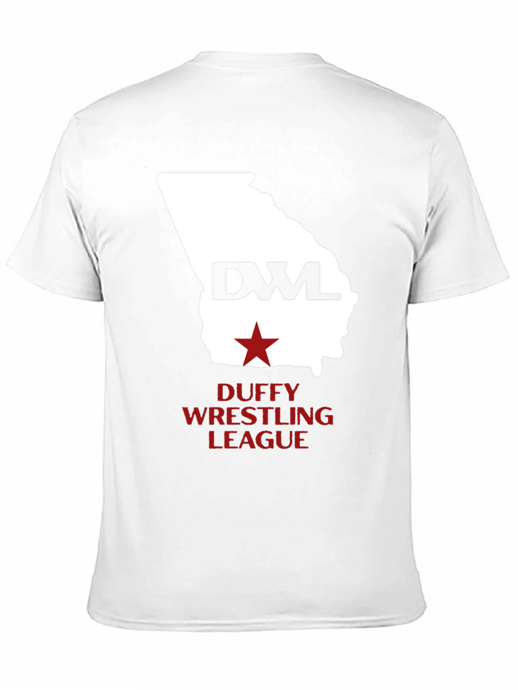 Duffy Wrestling League T-Shirt - Georgia State Design
