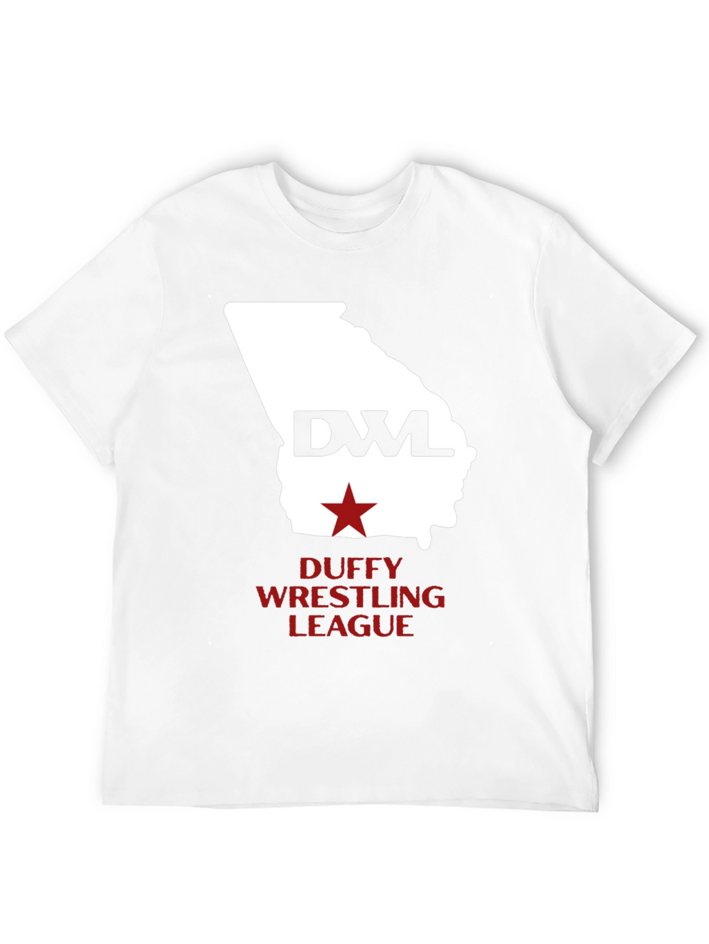Duffy Wrestling League T-Shirt - Georgia State Design