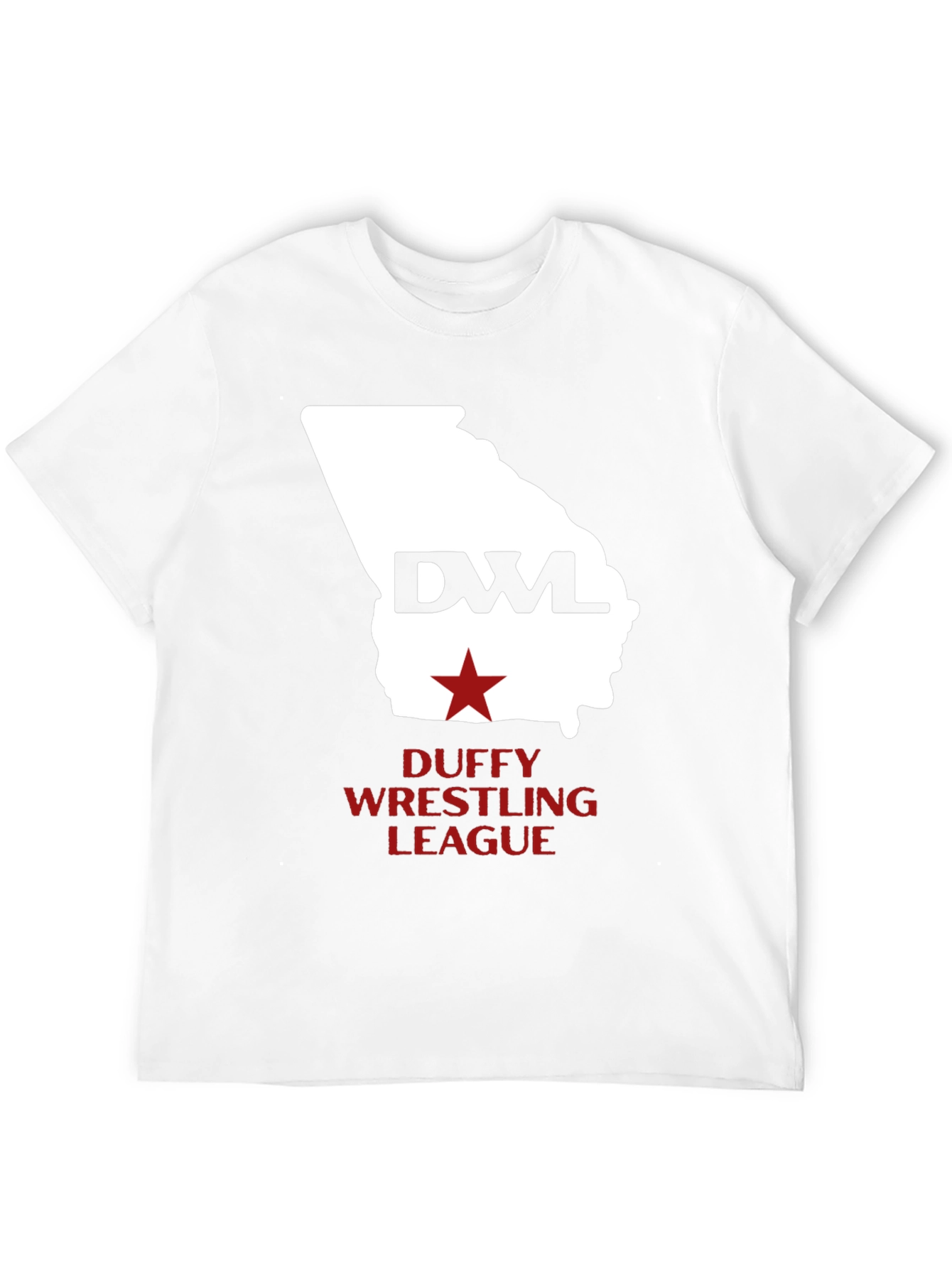 Duffy Wrestling League T-Shirt - Georgia State Design
