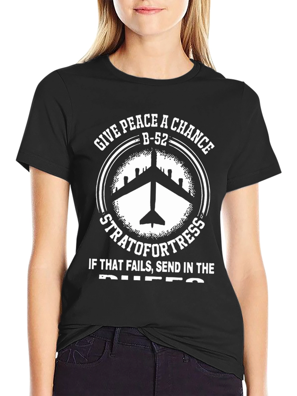 B-52 Stratofortress Give Peace A Chance T-Shirt