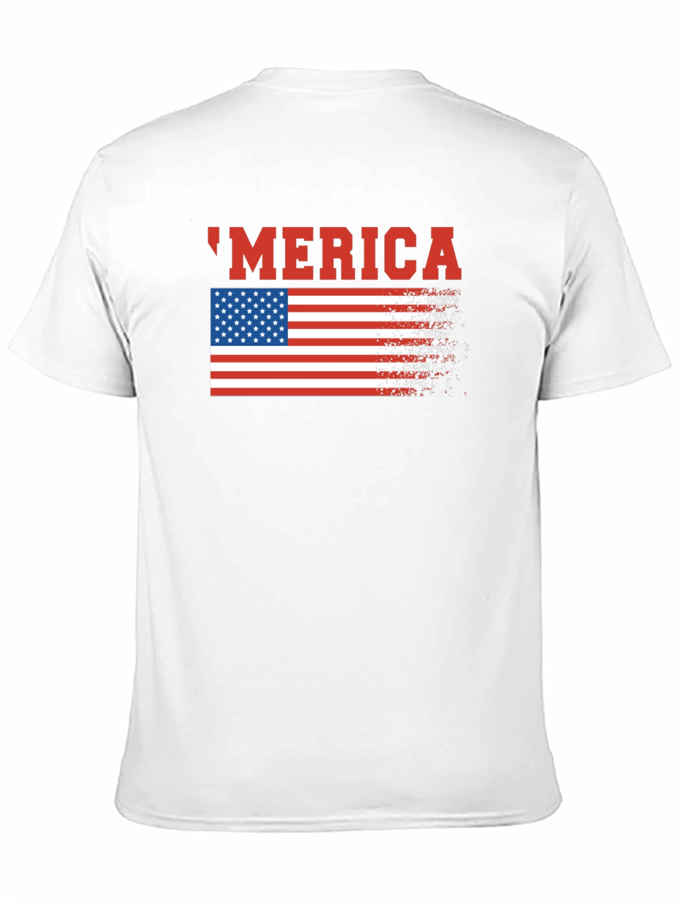 USA Merica Flag Graphic T-Shirt