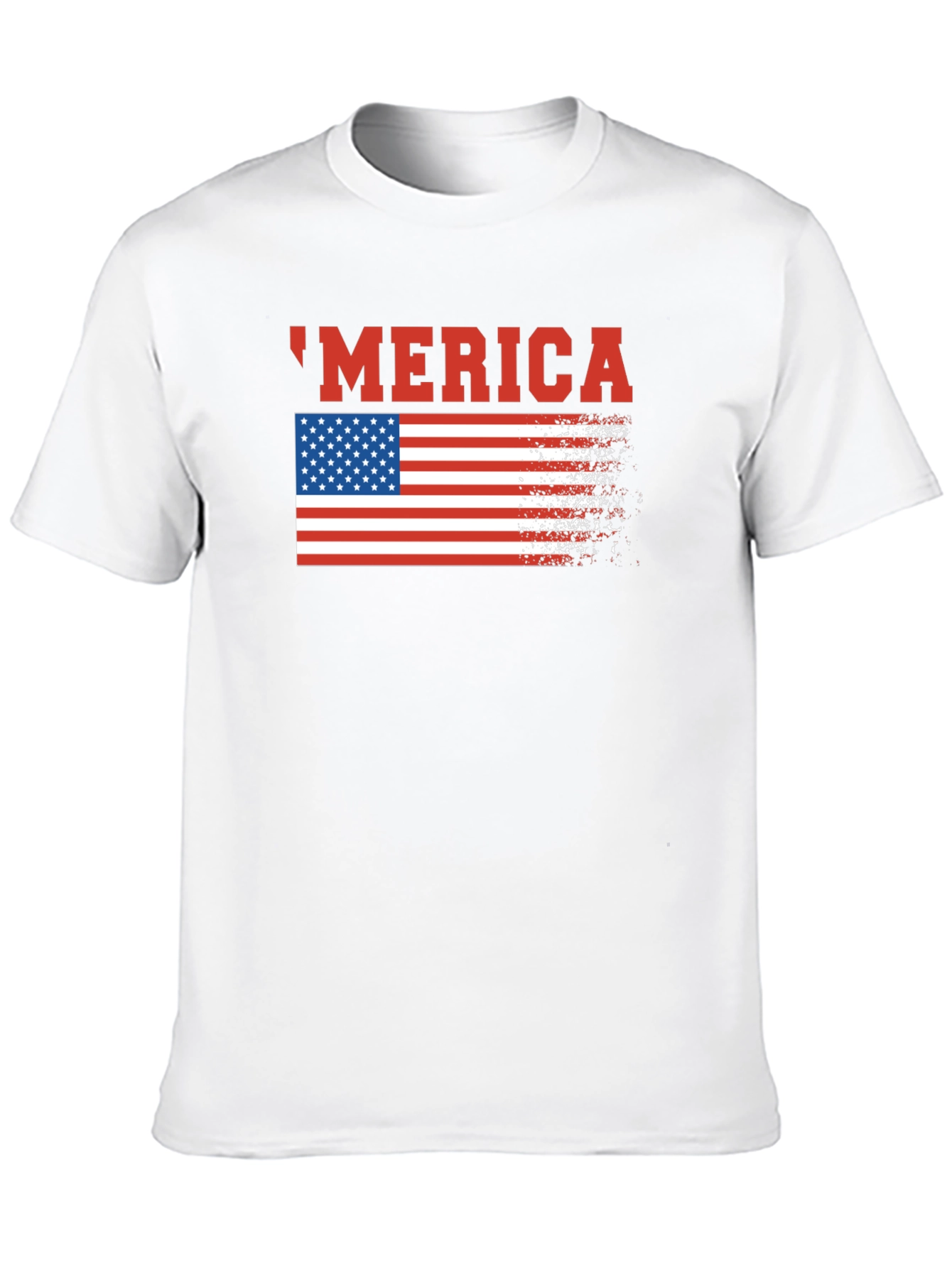 USA Merica Flag Graphic T-Shirt