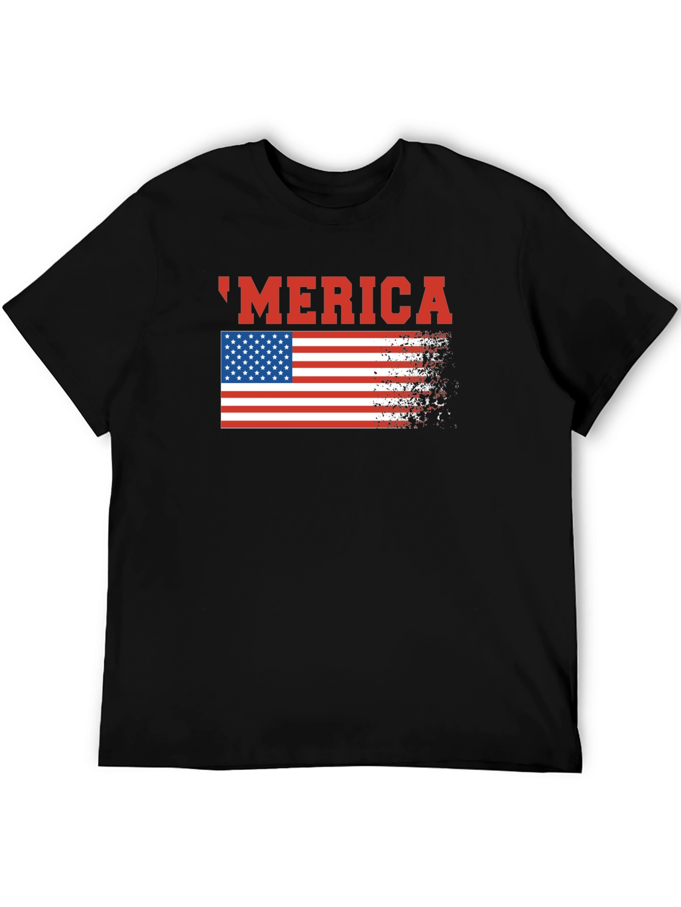 USA Merica Flag Graphic T-Shirt