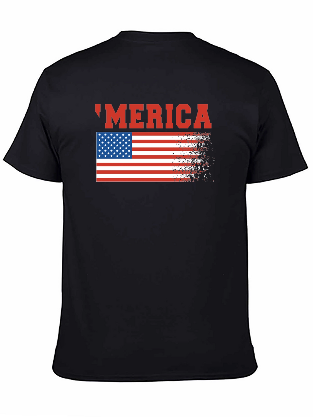 USA Merica Flag Graphic T-Shirt