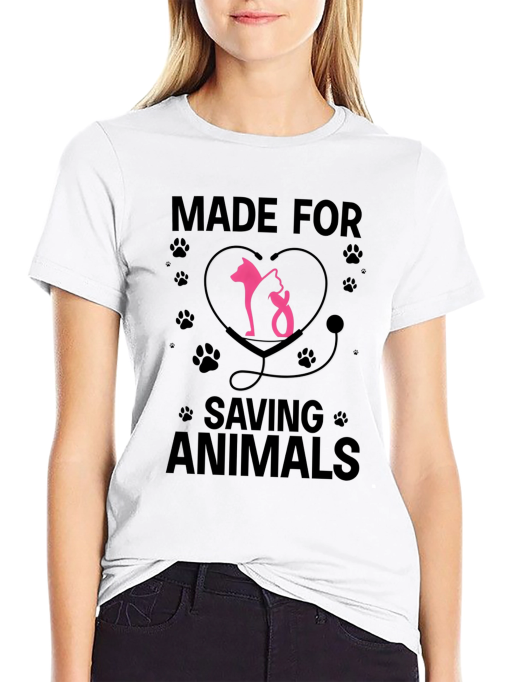 Veterinarian T-Shirt - Made for Saving Animals