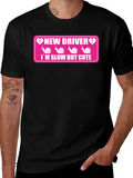 New Driver Funny Snail T-Shirt