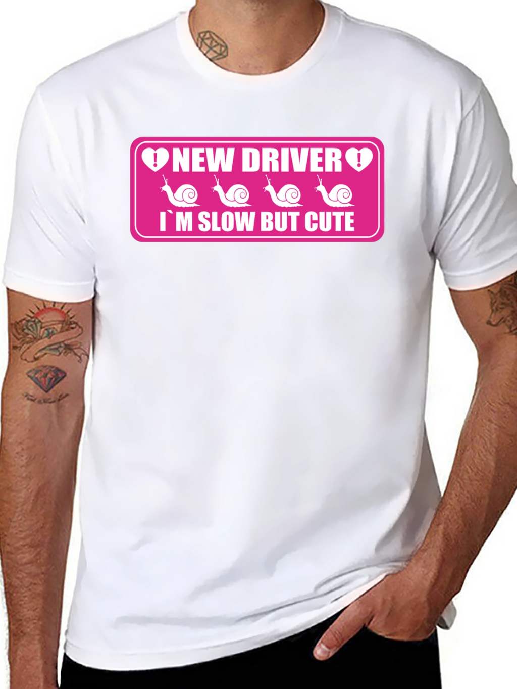 New Driver Funny Snail T-Shirt