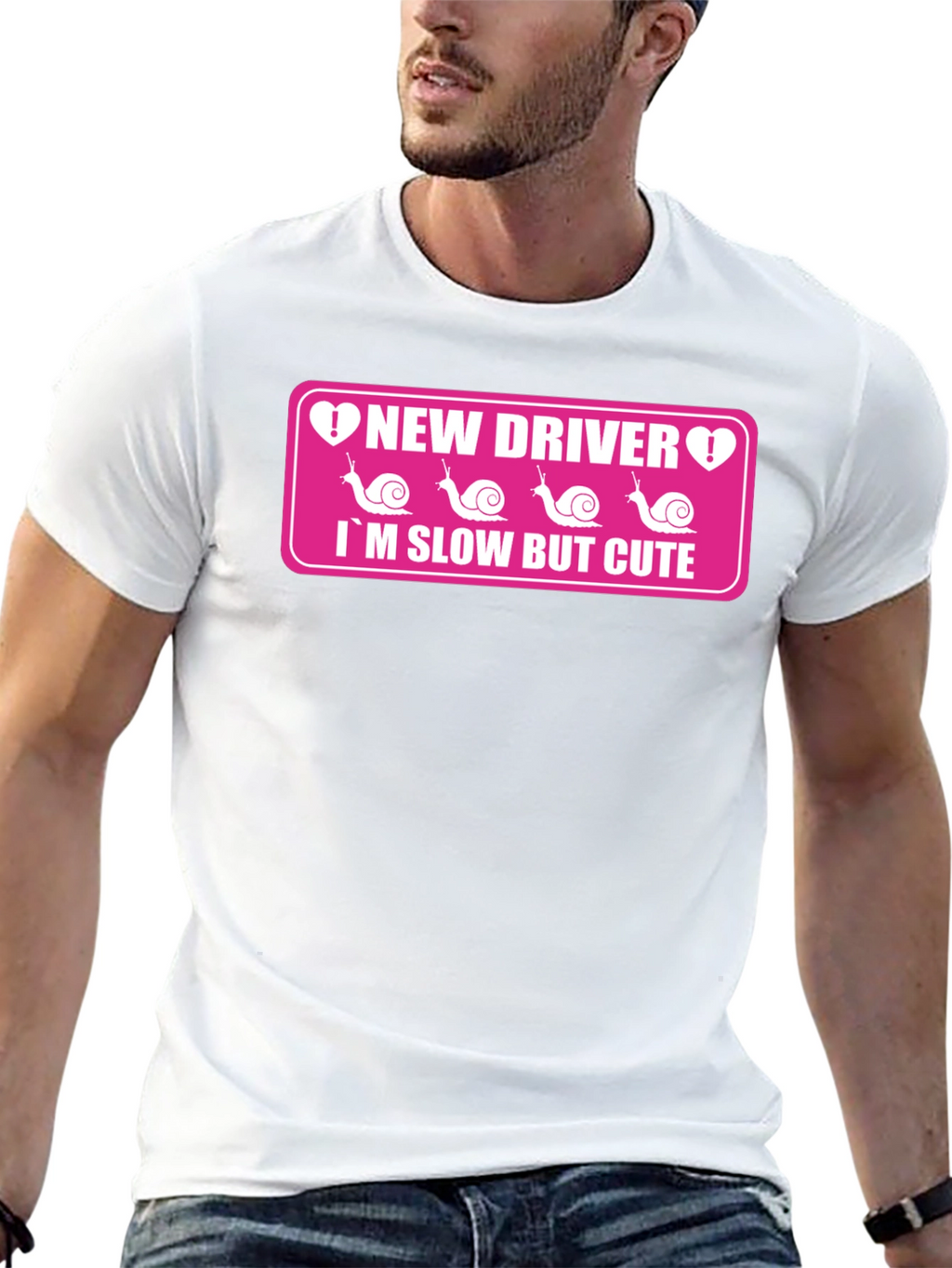 New Driver Funny Snail T-Shirt