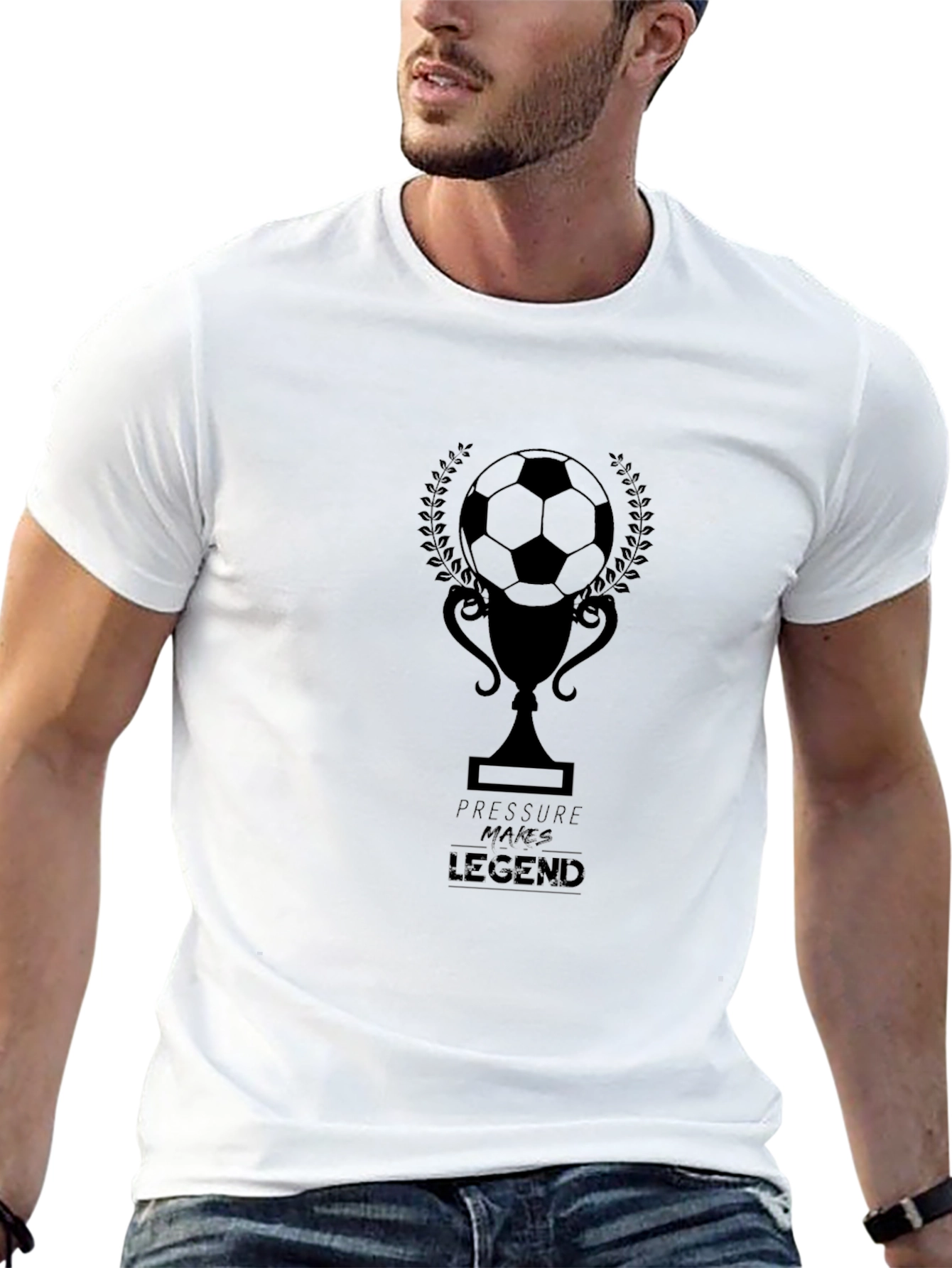 Pressure Makes Legend Soccer T-Shirt
