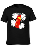 Fire Extinguisher Graphic Tee - Black