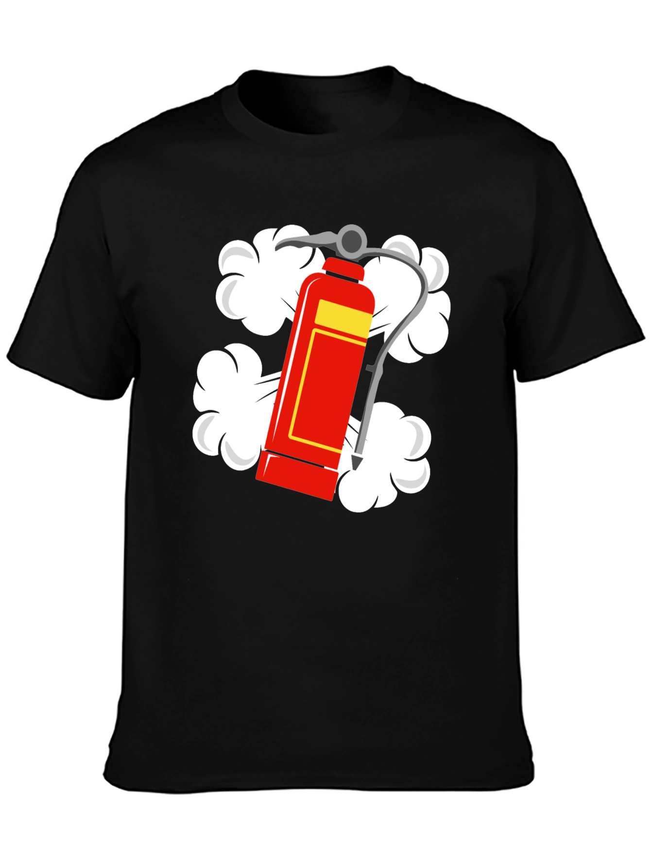 Fire Extinguisher Graphic Tee - Black