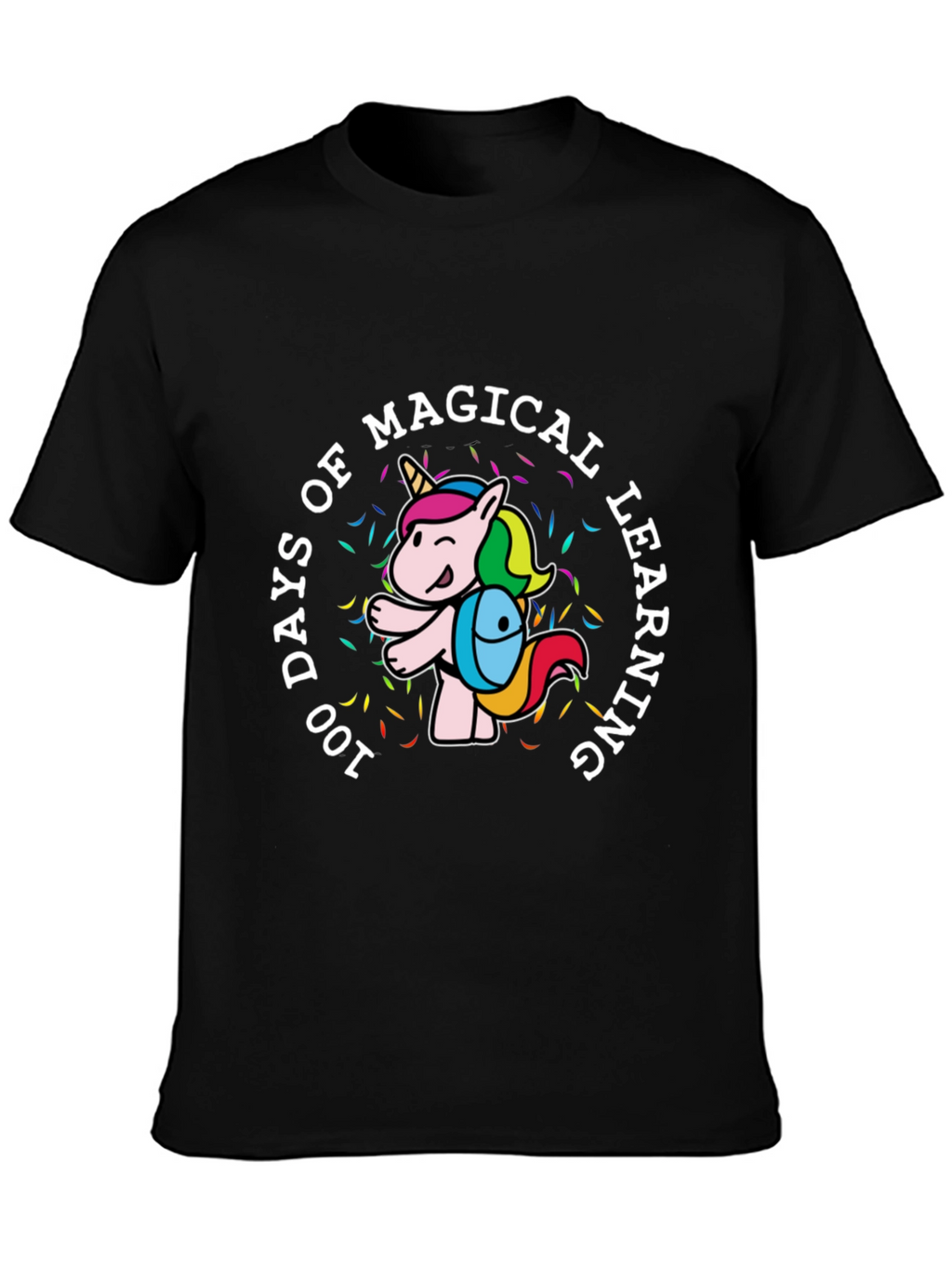 100 Days Magical Learning Unicorn T-Shirt