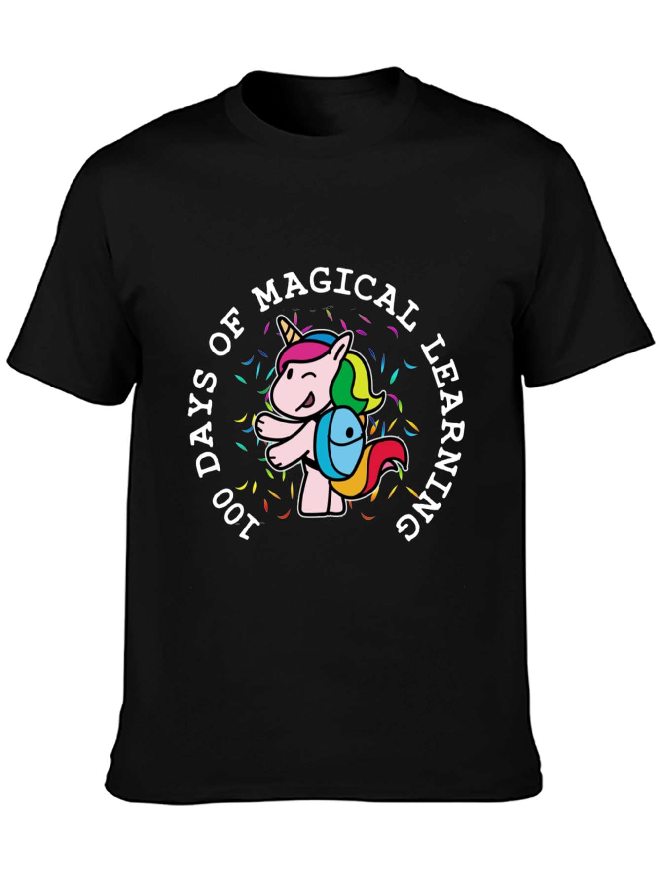 100 Days Magical Learning Unicorn T-Shirt