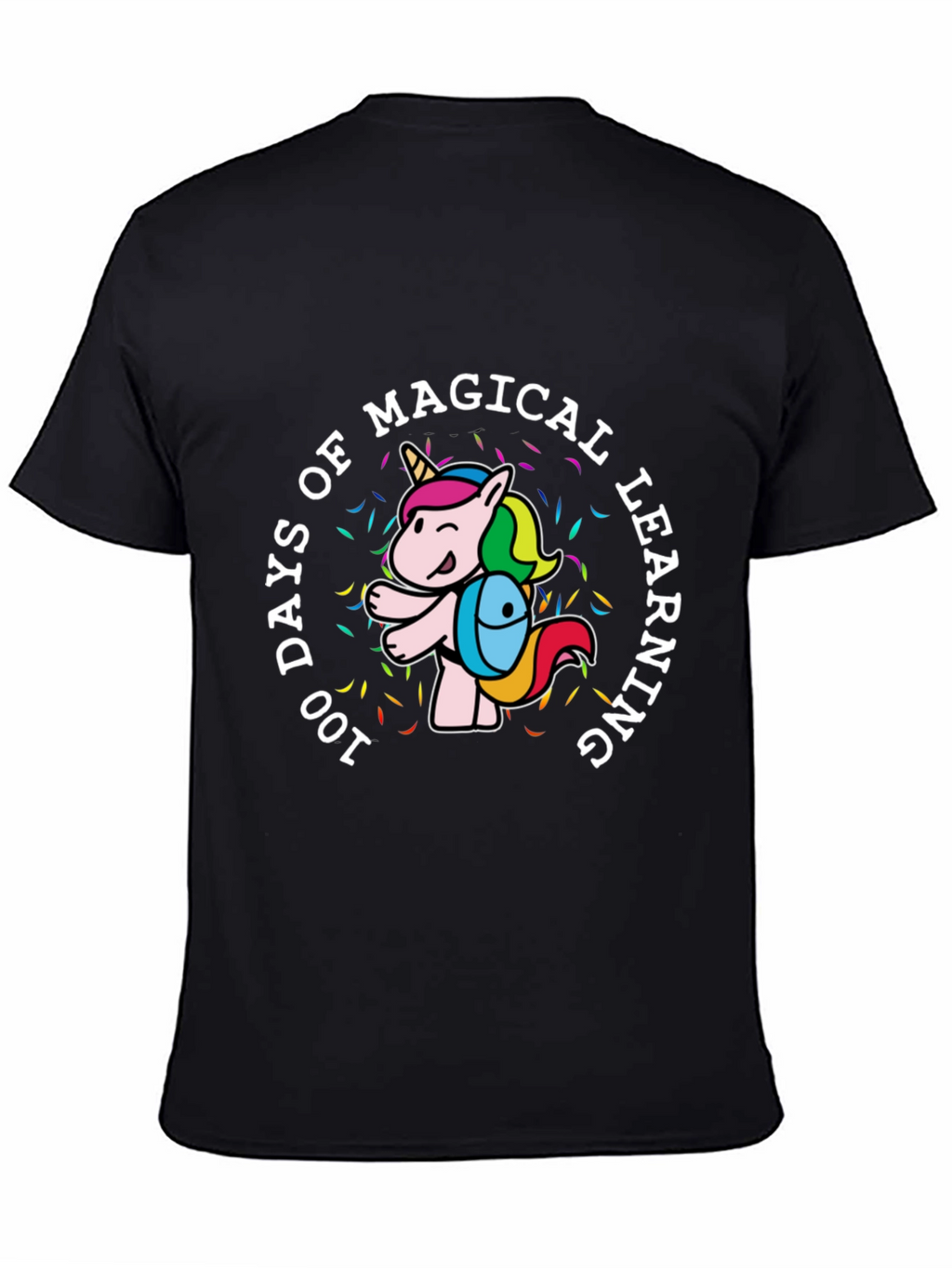 100 Days Magical Learning Unicorn T-Shirt