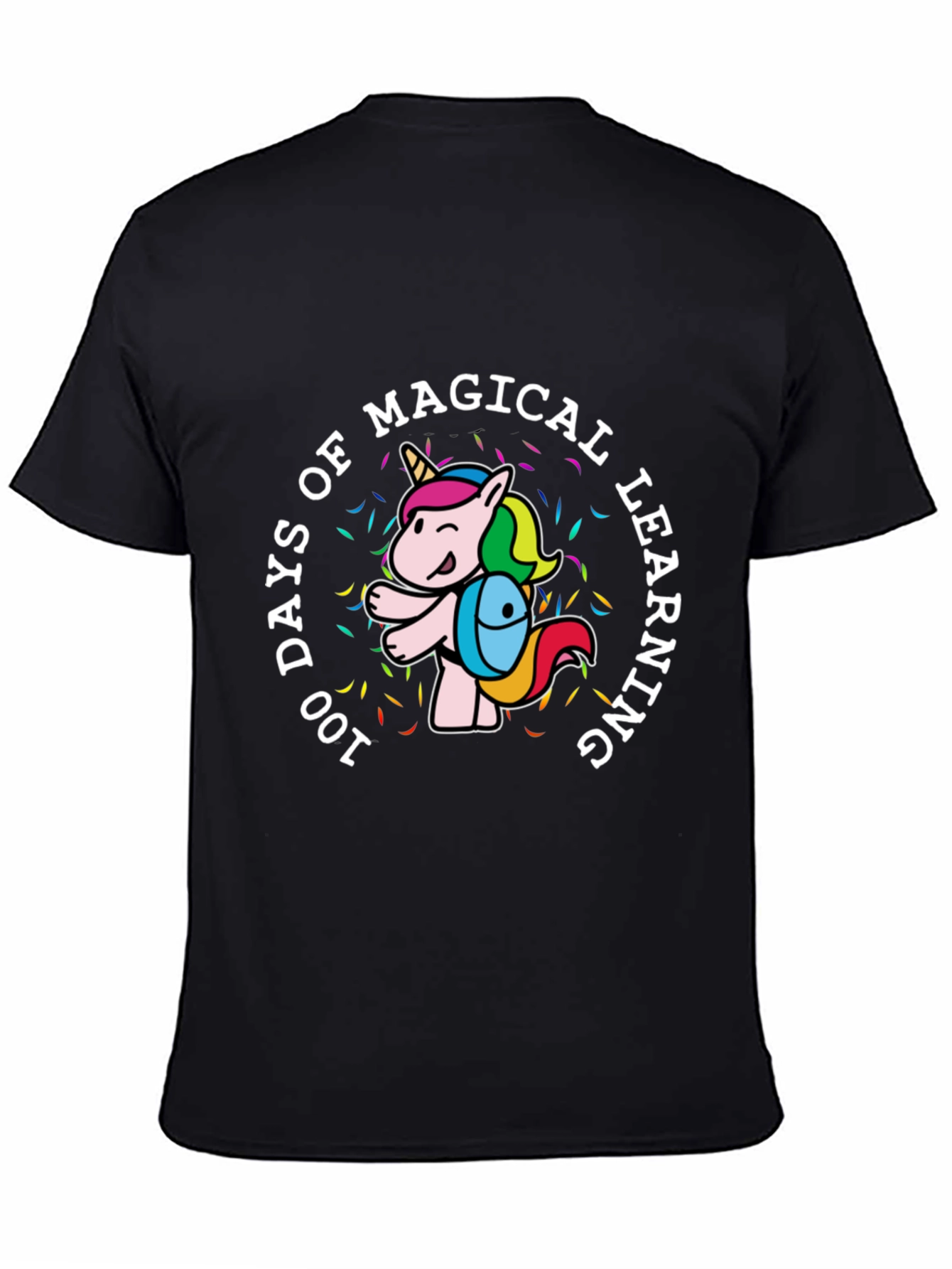 100 Days Magical Learning Unicorn T-Shirt
