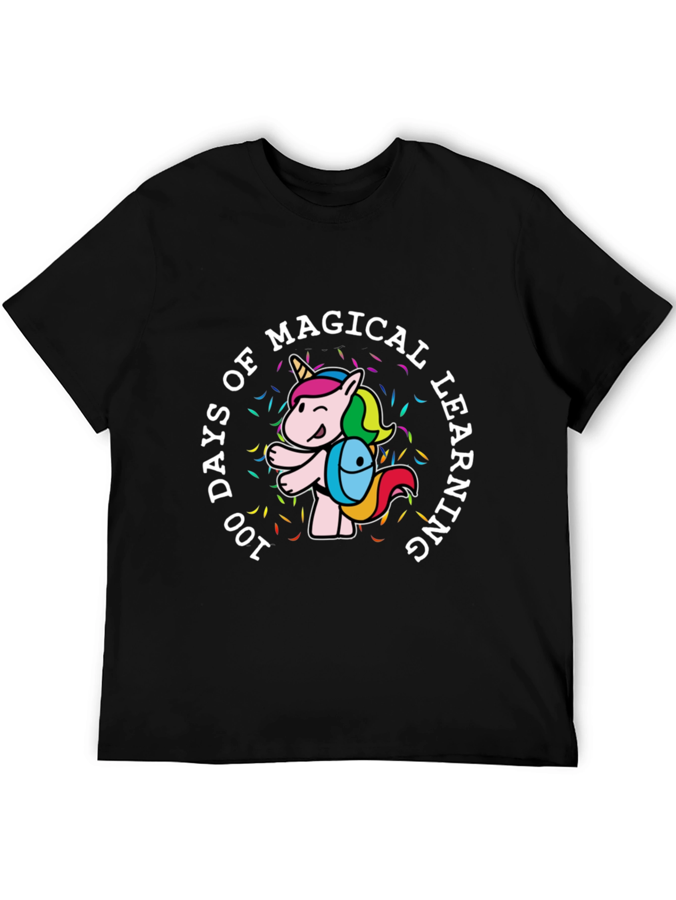 100 Days Magical Learning Unicorn T-Shirt