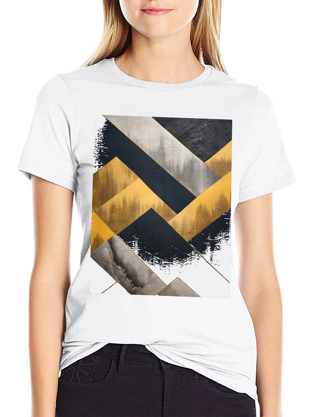 Abstract Geometric Pattern T-Shirt