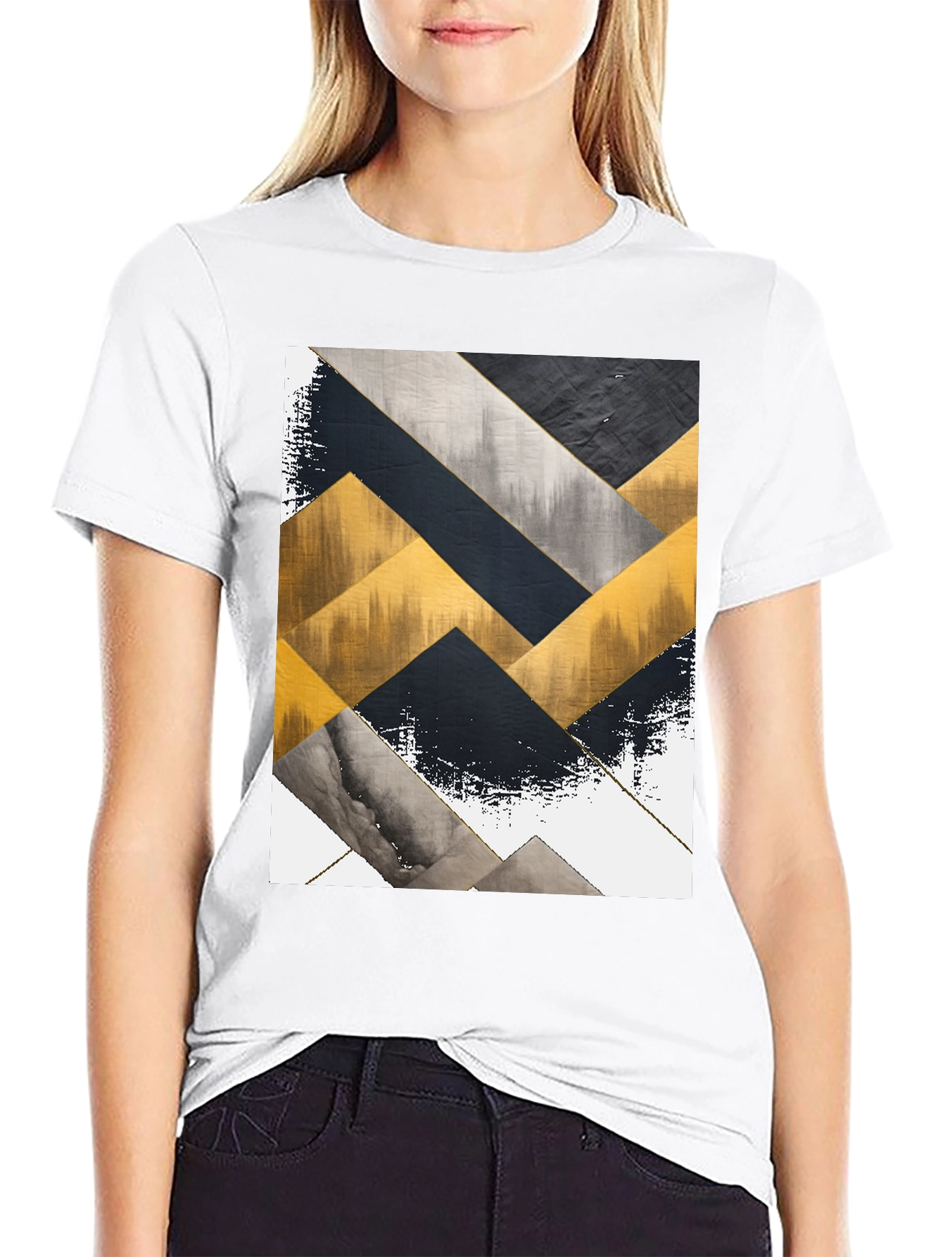 Abstract Geometric Pattern T-Shirt