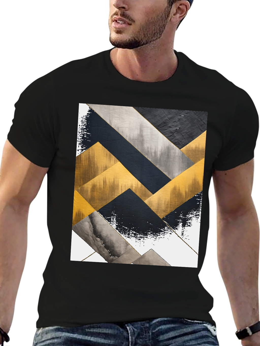 Abstract Geometric Pattern T-Shirt