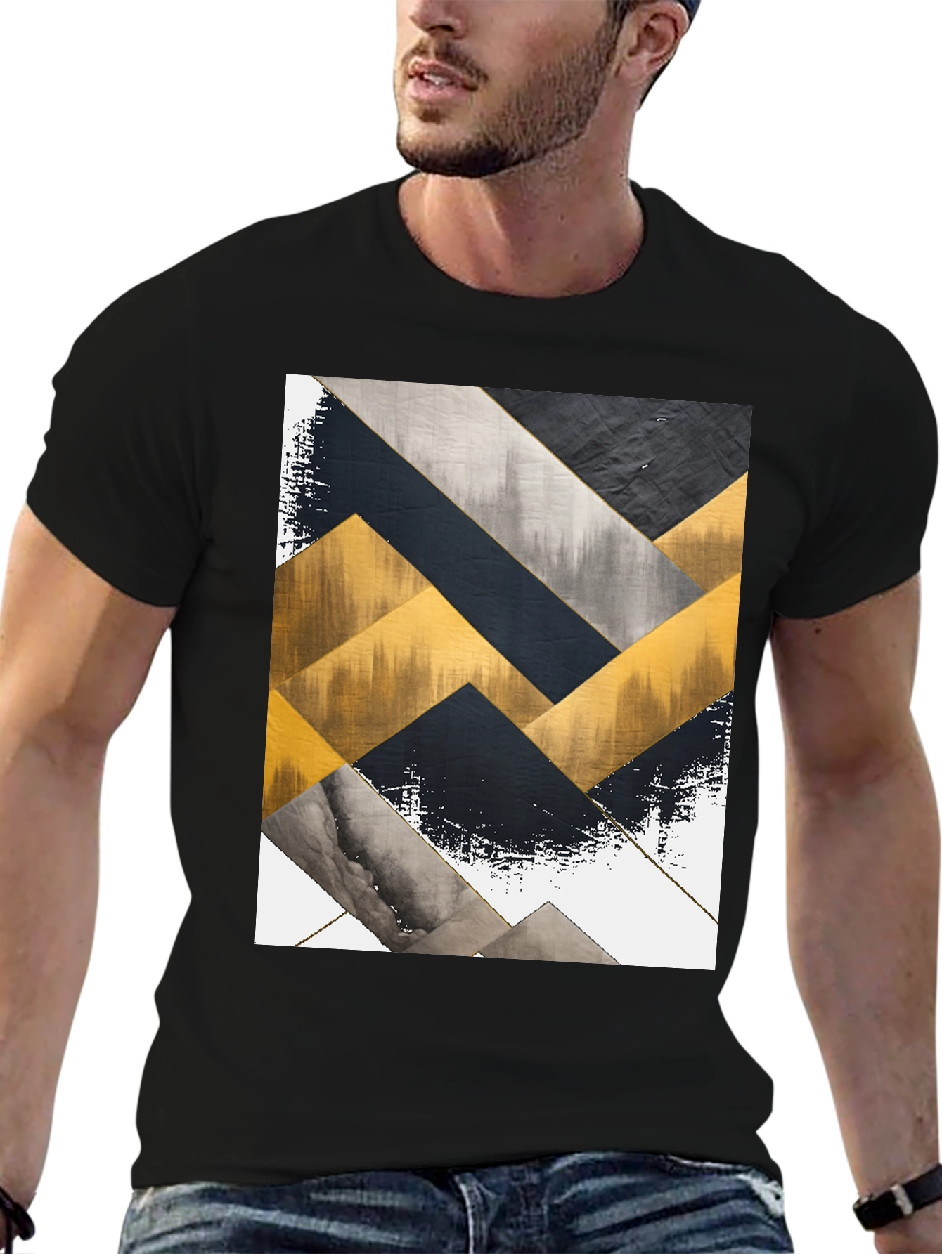 Abstract Geometric Pattern T-Shirt
