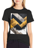 Abstract Geometric Pattern T-Shirt