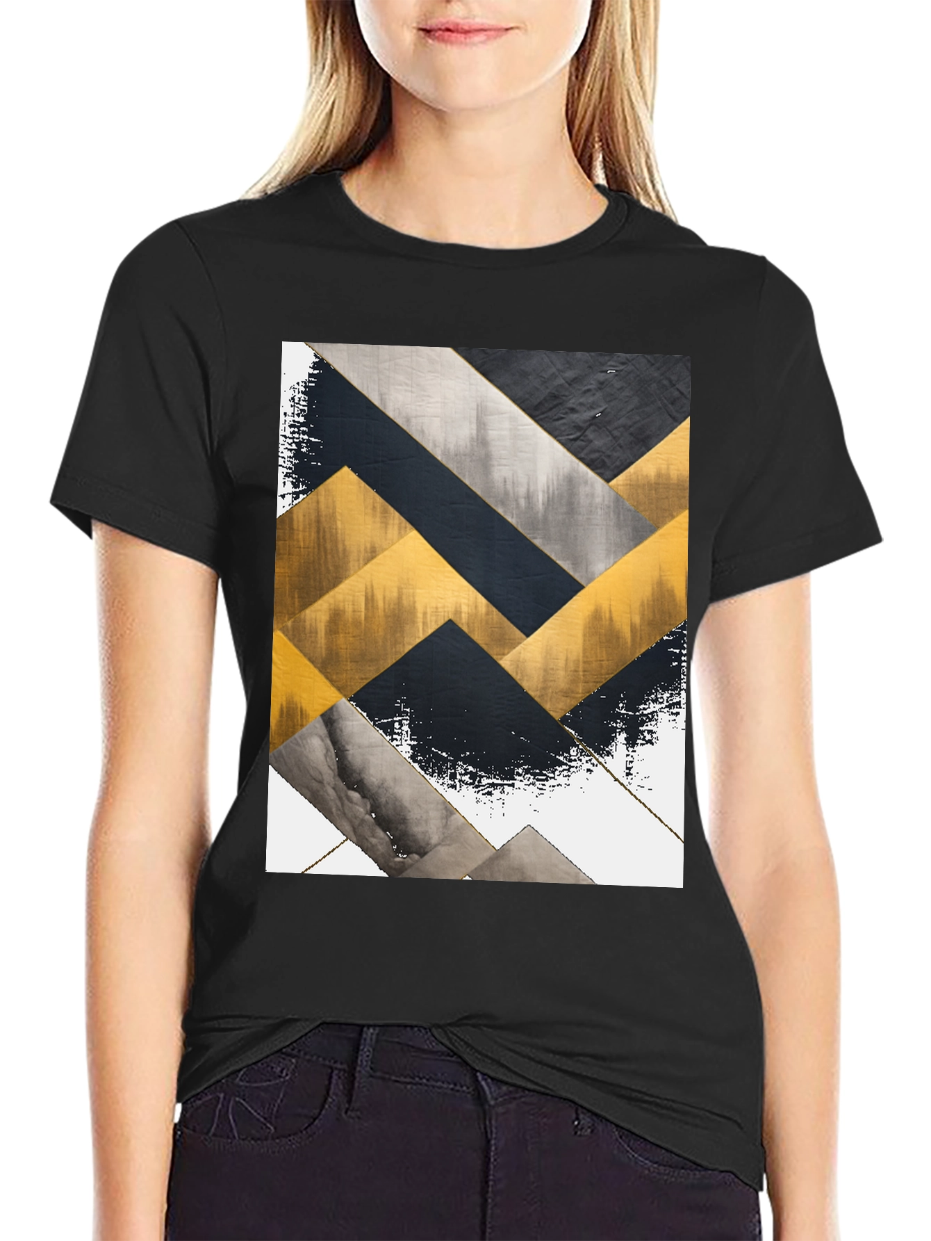 Abstract Geometric Pattern T-Shirt