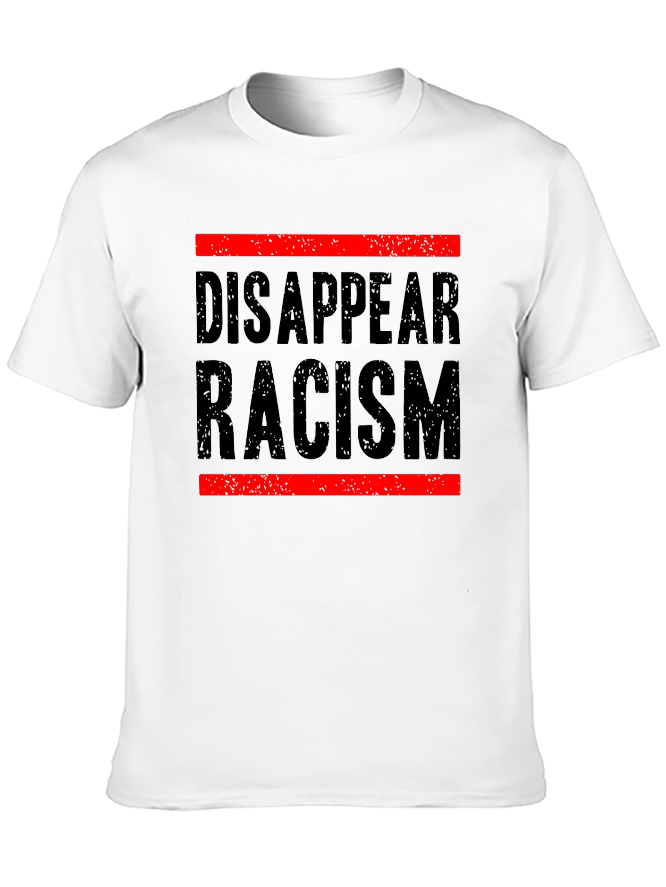 Disappear Racism Graphic Tee - Social Justice Shirt