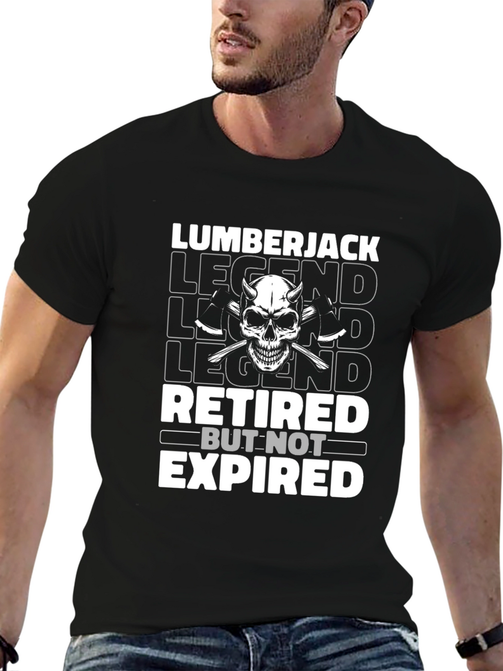Lumberjack Legend Retired But Not Expired T-Shirt